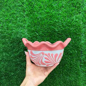 Relieve Cazuelita Salsera Grande 1 Litro color Rosa Only Sets .