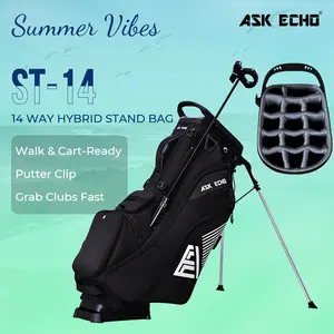 Ask Echo Golf 2025 ST-14 Way Full Length Dividers Hybrid Stand Bag