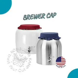 Brewer Cap - Made of Cloth, Fits 5.75″ – 8″ Diameter Vessel Mouth