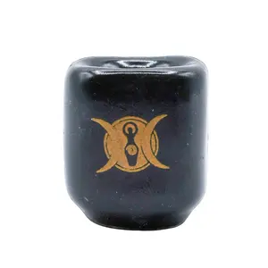 Goddess Ceramic Chime Candle Holder