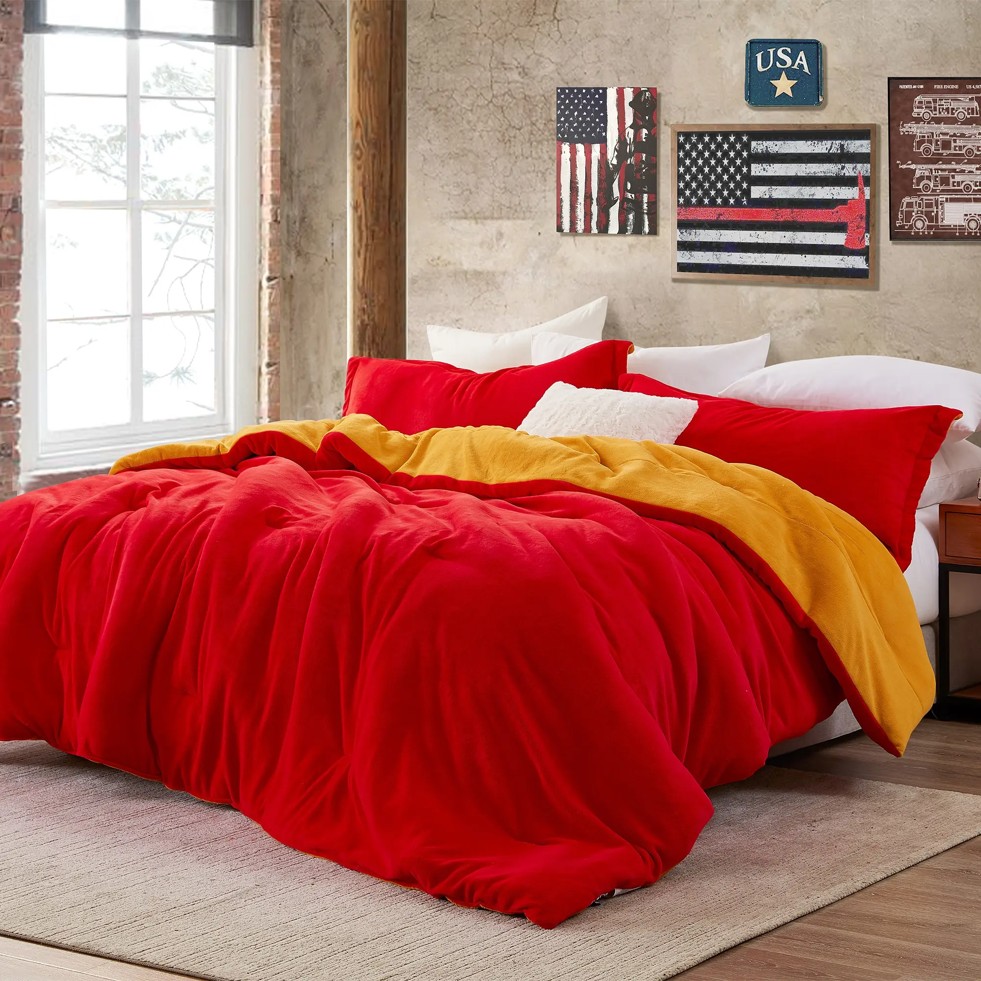 Even Heroes Need Sleep - Coma Inducer Oversized Comforter - Inferno