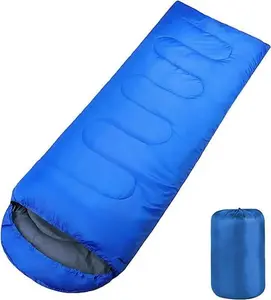 Camping Sleeping Bags Portable Waterproof 3 Season Warm & Cool Weather - Summer Spring Fall for Adults Camping Gear Equipment, Traveling,Outdoors Hiking