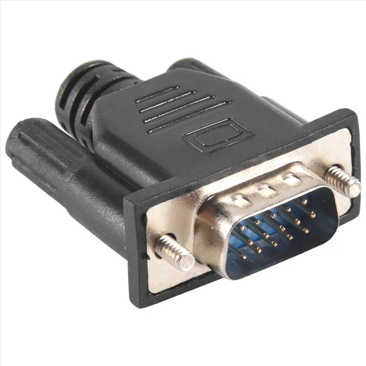 VGA Virtual Display Adapter Male Dummy Plug for Computer - EDID Headless Ghost Emulator Lock Plate with DVI-I Analog Interface, 1920x1080 Resolution, Hot Plug, Low Power Computer Accessories (Screen, Card, Remote Household Appliance Part), Metal, Remote C