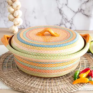 XL Capula Clay Cazuela, Serving Dish with Lid