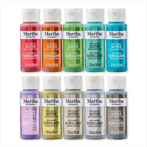 Martha Stewart™ Studio Lights Collection - Multi-Surface Glitter Paint Set - 10 pc. - 68708