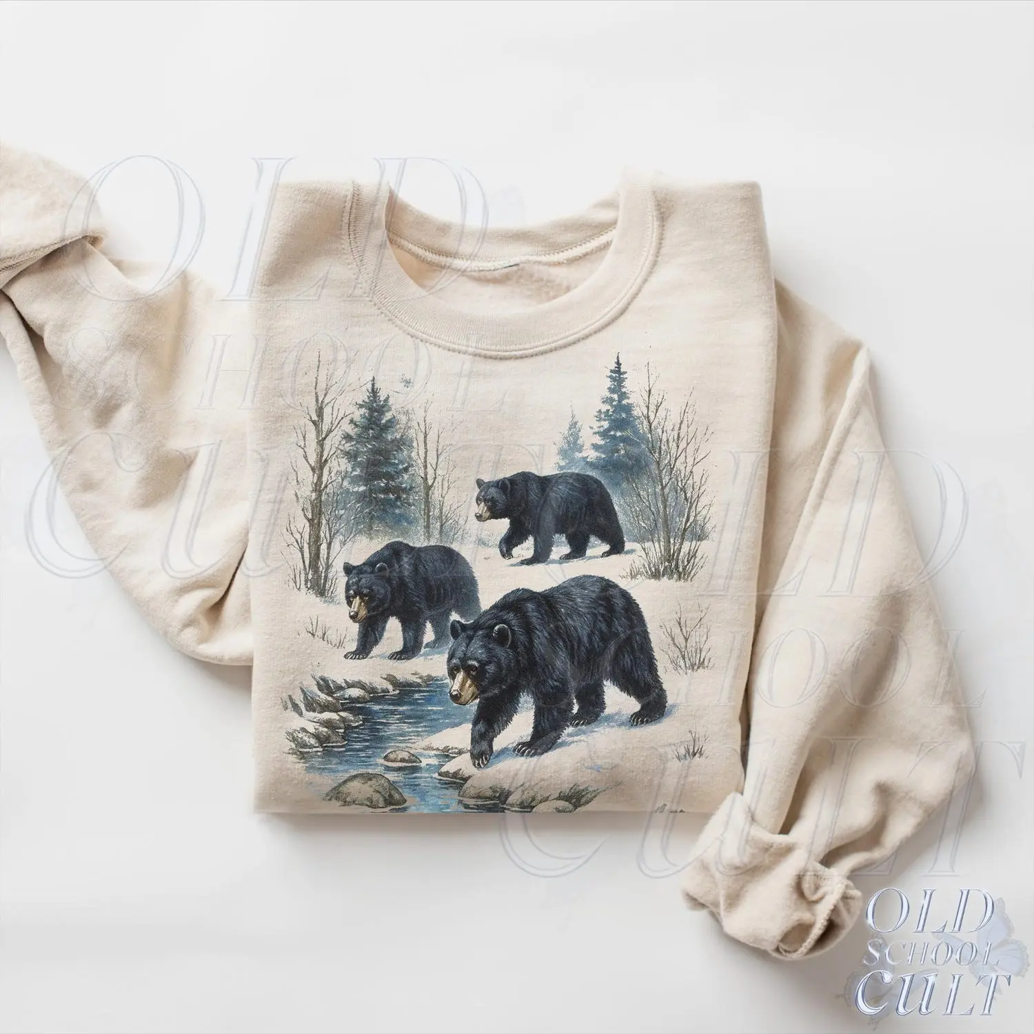 Retro Black Bears Wilderness 90s Sweatshirt, Vintage Brown Bear Crewneck, Vintage 90s Retro National Park, Vintage 90s Appalachian Wildlife Crewneck, Womenswear