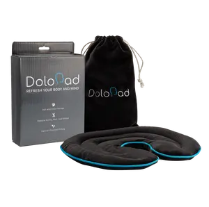 DoloPad Microwaveable Heating Pad and Cold Therapy Pack Black Unscented