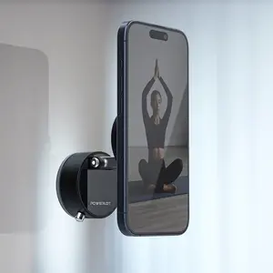 PowerLot Vacuum Magnetic Phone Mount, Foldable Retractable Car & Desk Phone Holder