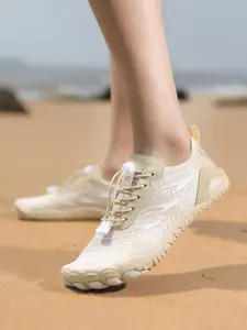 1 pair of river tracing shoes, unisex, outdoor beach shoes, five finger shoes, barefoot shoes, lightweight and breathable, non slip sole, swimming shoes, wading shoes, drifting shoes, fishing shoes, rowing shoes