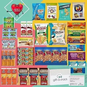 Gift A Snack - Healthy Snack Box Variety Pack Care Package + Greeting Card...
