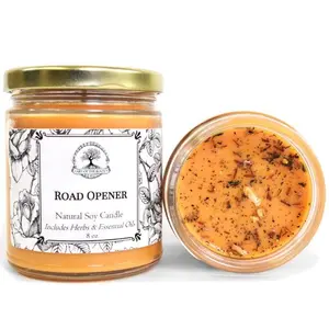 Road Opener Soy Spell Candle for New Opportunities, Beginnings, Prospects & Fresh Starts | Art Of The Root
