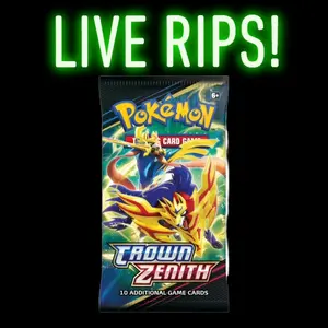 LIVE OPENING - Crown Zenith Booster Pack (Pokémon TCG)