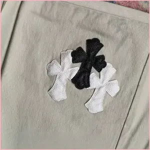 Cross High Street Patch Micro-flared Straight Stretch Thin Jeans Trousers For Men And Women