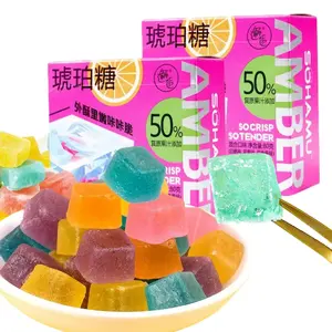 Gemstone Candy  2 (160g) |     GlutenFree Edible Crystal Clusters with Crispy Shell  Chewy Center |     Assorted Flavors, ASMR Snacks, Japanese JewelryInspired Treats