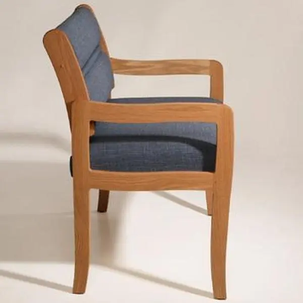 FixtureDisplays® Valley Three Seat Bariatric Chair w/Center Arms 1041980-NF