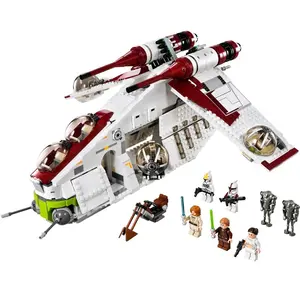 1175 Pcs Republic Battleship Building Blocks Toy Set, Perfect Gift for Kids Compatible with Model  75021,