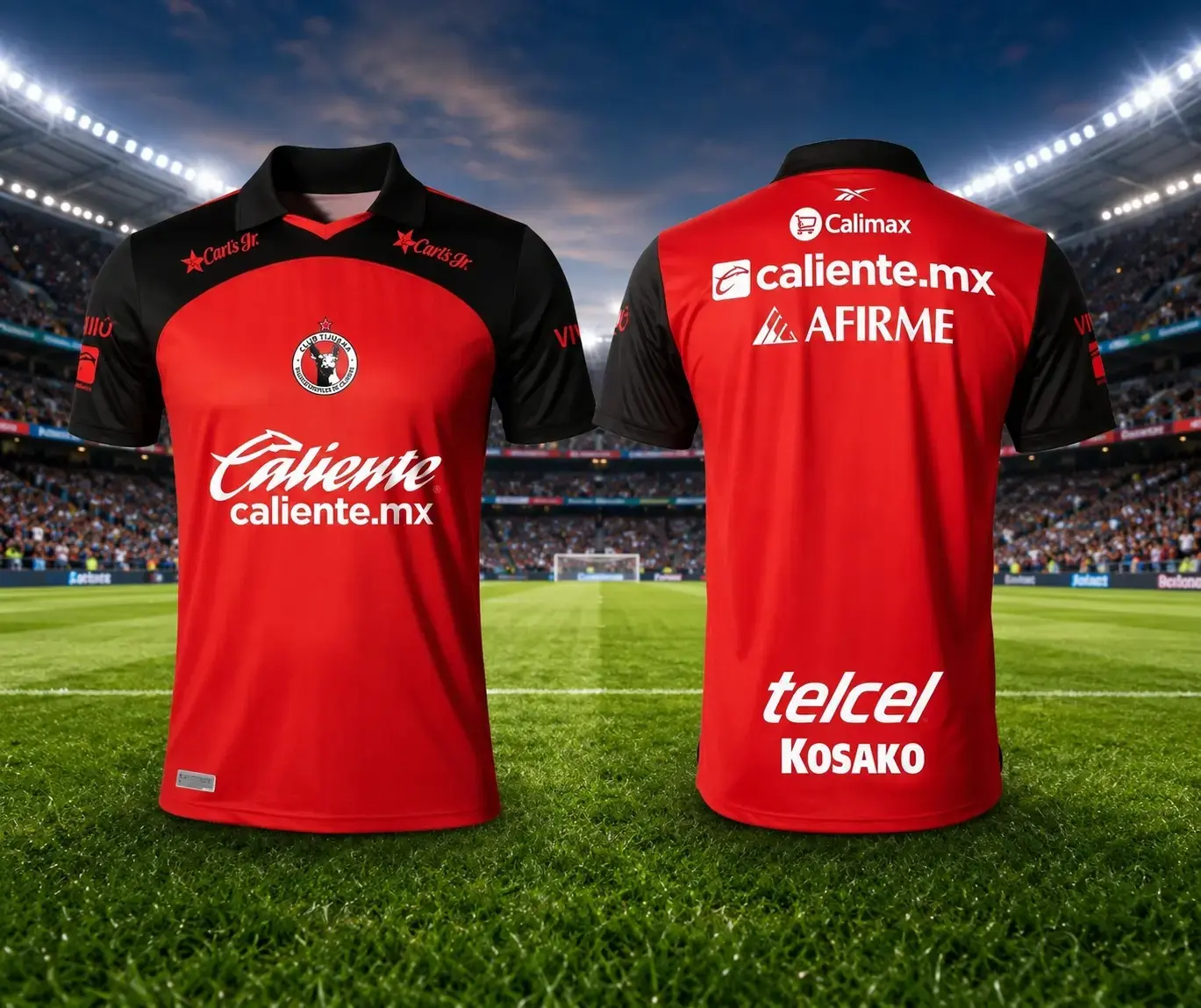Club Tijuana 2026/27 Home Jersey, Liga MX Soccer Shirt, Xolos Home Football Jersey, Men's Soccer Jersey, Sportswear, Full Size S-5XL, Gift For Him