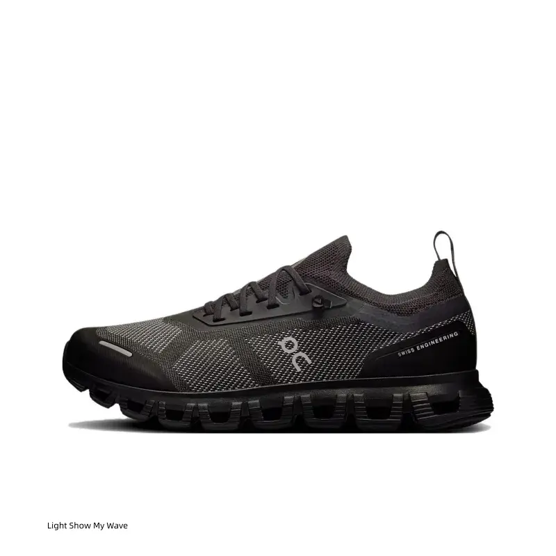 Unisex Dark Grey‑Black Mesh Trail Running Sneakers, Durable Breathable Mesh Upper, Hollow Shock‑Absorbing Non‑Slip Outsole, Lightweight Shoes For Hiking, Trail, Gym & Daily Casual Wear