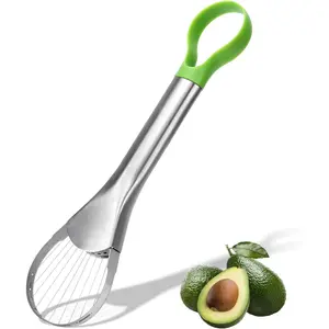 2-in-1 Avocado Pitter and Slicer Well Made Efficient Stainless Kitchen Tool Dishwasher Safe for Hassle-Free Avocado Prep Sandwiches Salads