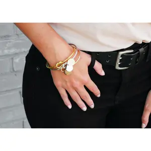 Knot Initial Bracelet - Stainless Steel