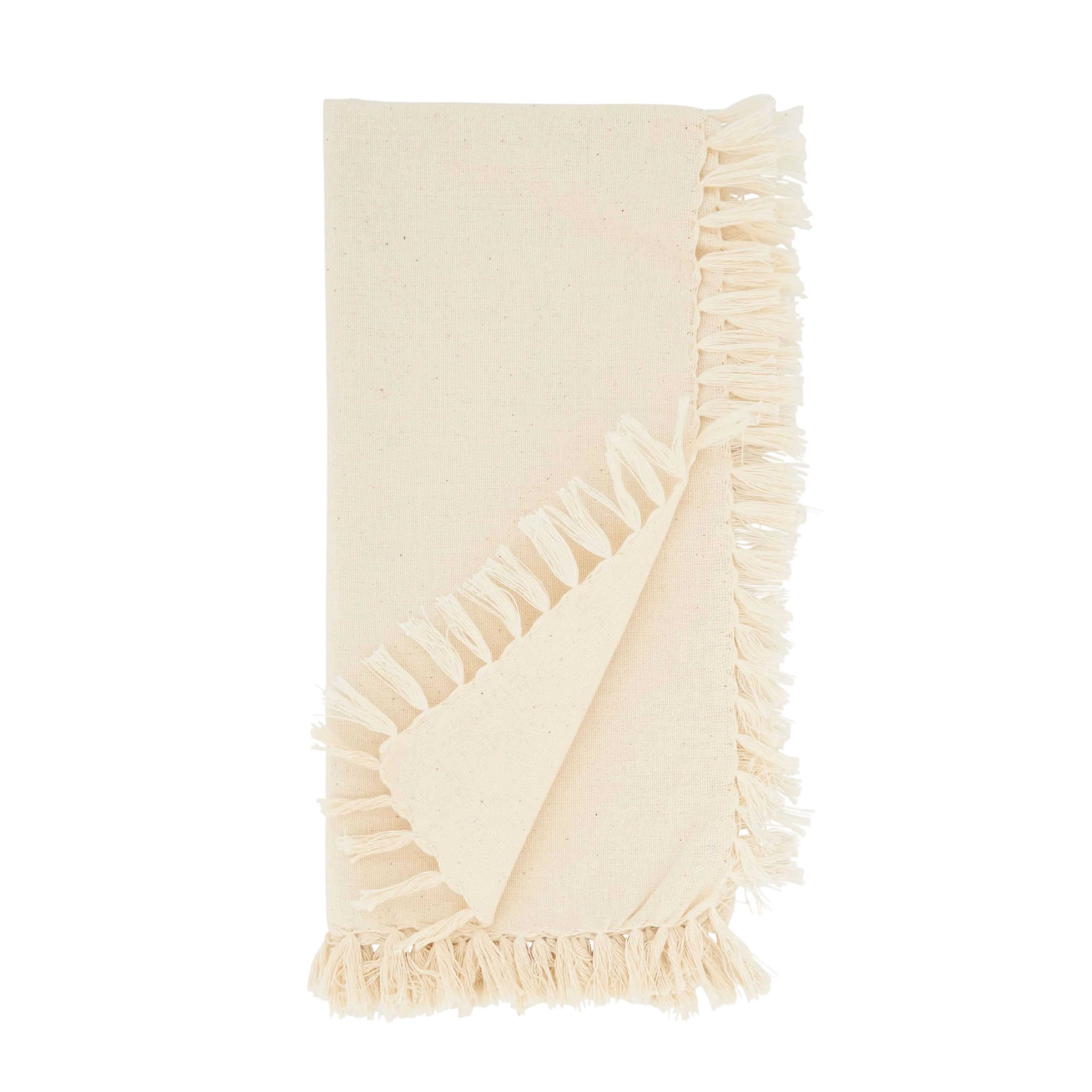 Saro Lifestyle - Fringed Design Napkin