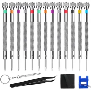 13 count Professional Watch  Set,   Precision  Set, Precision Eyeglasses Repair set, 0.6-2.0mm,  Work, Phone Small Tools