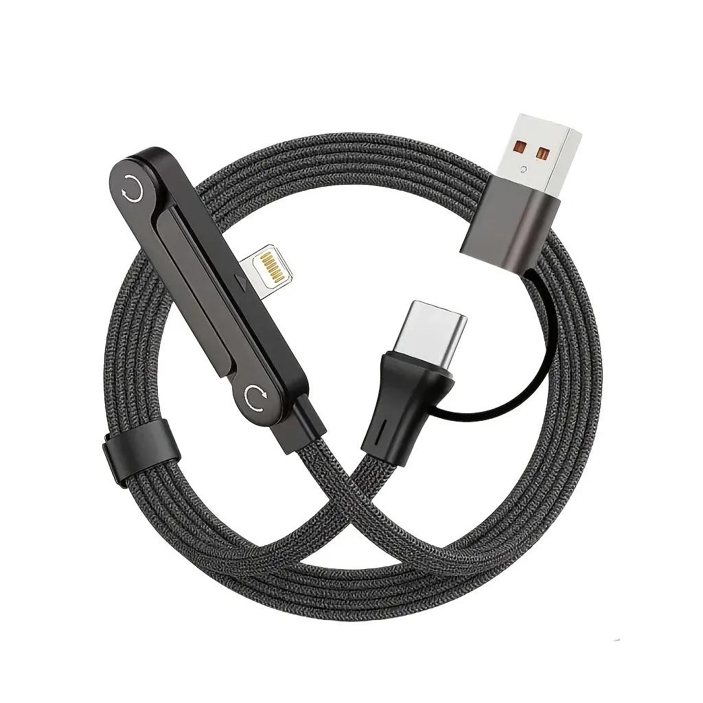 USB Type-C/lightning Charging Cable, Lightning Cord, Braided Anti-Break for iPhone 14 Series, Fast Charge, Fits Charger, Portable, Home Office Travel Use