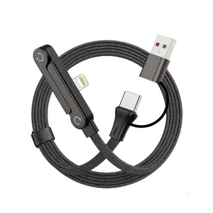 USB Type-C/lightning Charging Cable, Braided Anti-Break for iPhone 14 Series, Fast Charge, Portable, Home Office Travel Use