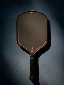 Speedup Fire 14mm Pickleball Paddle - High Performance Thermoformed Toray T700 Raw Carbon Fiber Paddle with Elongated 6 Inch Handle