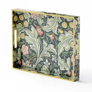 Rectangular Tray for Decoration, Creative Coffee Table Decorative Tray, French Chic Plastic Tray, Elegant Home Accessories