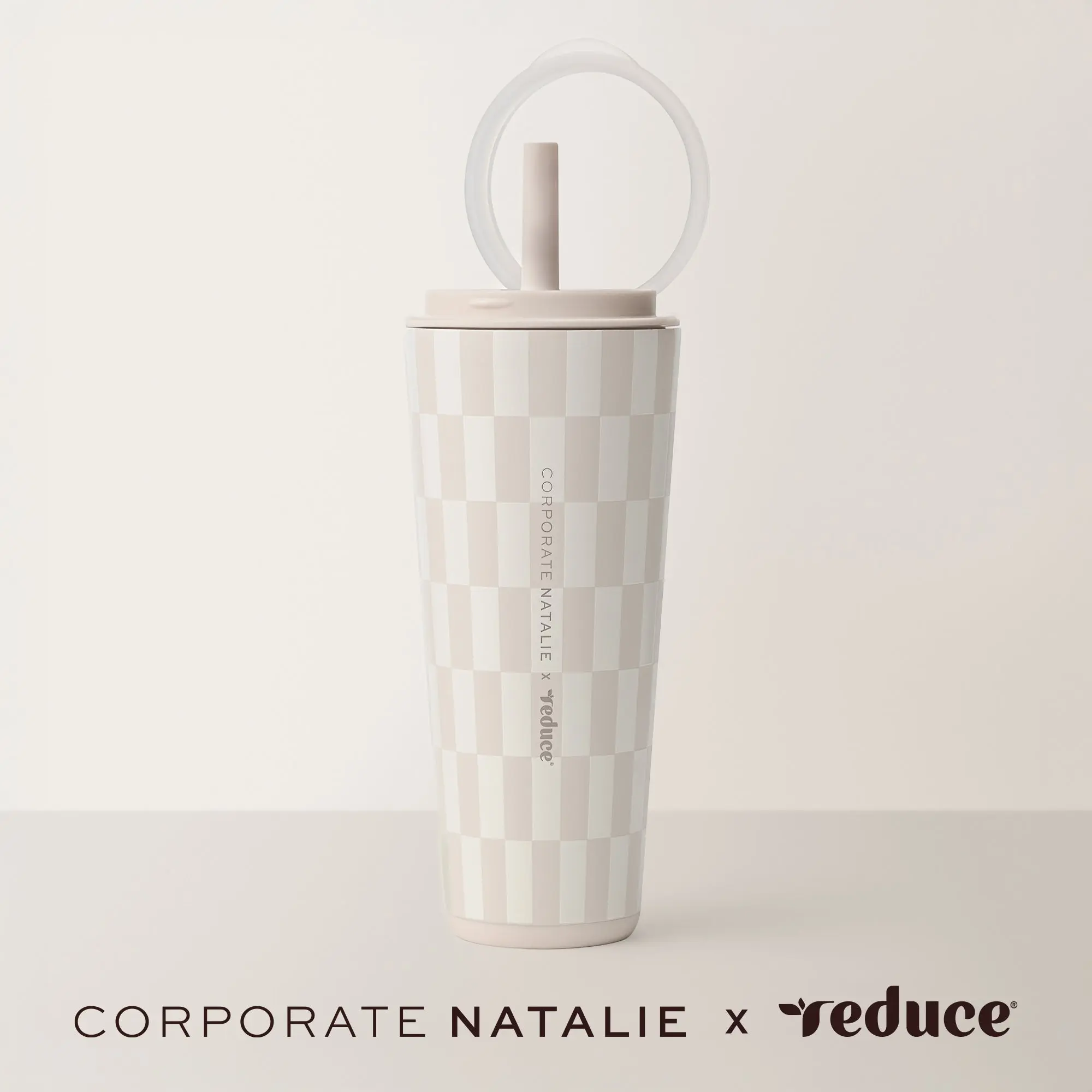 Reduce Halo 32oz Large Spill-Proof Water Bottle Straw Lid with Handle Travel Hydration Tumbler