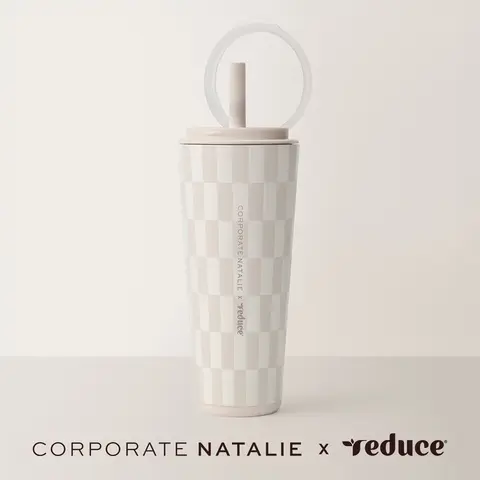 Reduce Halo 32oz Stainless Steel Vacuum Flask - Portable Thermal Tumbler, Large Spill-Proof Hydration Bottle with Straw Lid & Carry Handle, Gym/Travel Ready Reusable Drinkware
