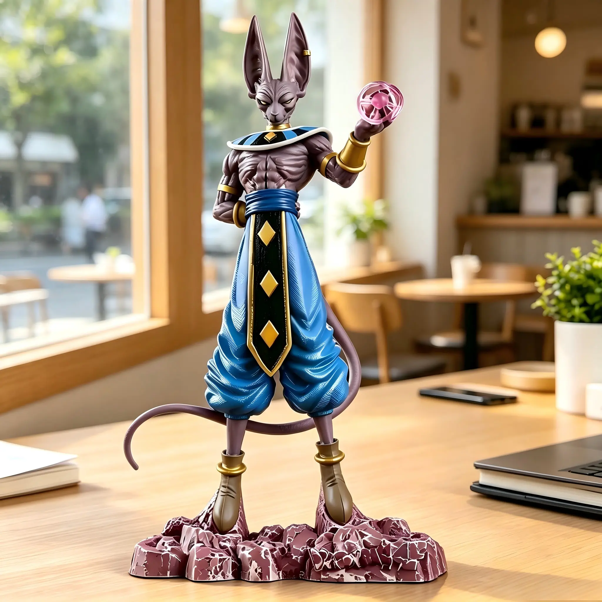 DBZ God of Destruction PVC Statue Model - 30cm Home Decor Statue, Collector's Item, Holiday Gift for Boyfriends