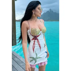 Jessica Bara Augustine Starfish Sequin Mini Dress As Seen On Leyla Milani