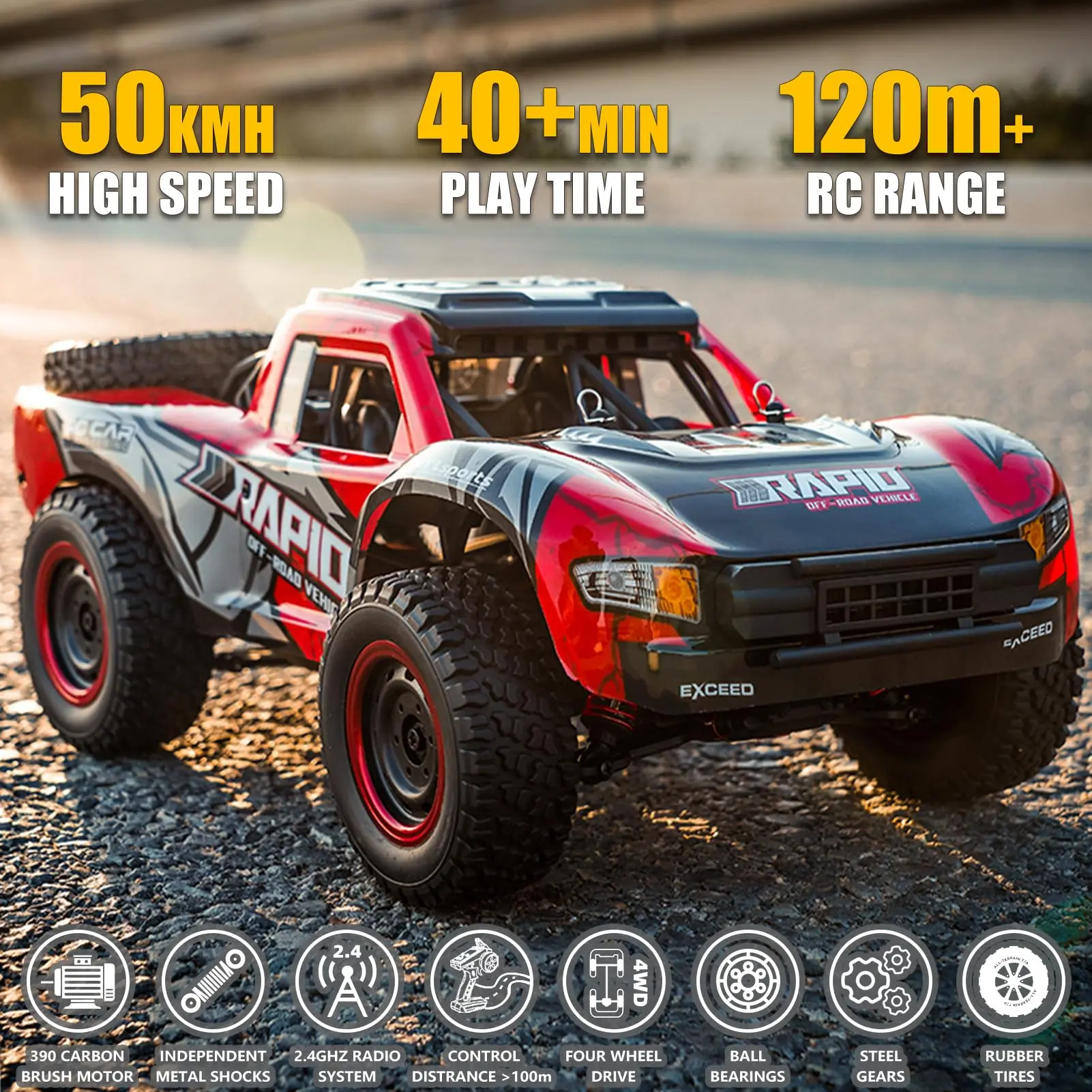 1:14 70KM/H 4WD RC Car with Light Brushless Motor Remote Control Cars High Speed Drift Monster Truck Adults Kids Toy 1:14 70KM/H 4WD RC Car with Light Brushless Motor Remote Control Cars High Speed Drift Monster Truck Adults Kids Toy