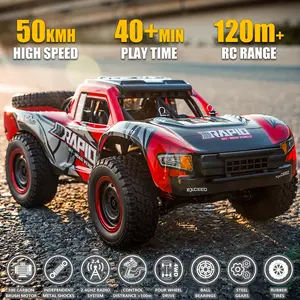 1:14 70KM/H 4WD RC Car with Light Brushless Motor Remote Control Cars High Speed Drift Monster Truck Adults Kids Toy