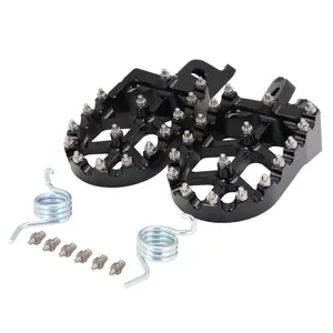 Dirt Bike Foot Pegs Footpegs Foot Pedals Rests Cnc Motorcycle Parts, Compatible with Honda Crf150r 2007-, Crf250r 2004-, Crf450r 2002-, Crf250l 2012-2021, Crf300l 202