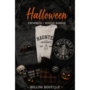 (2) Spooky Graphic Sweatshirt/Hoodie Bundle