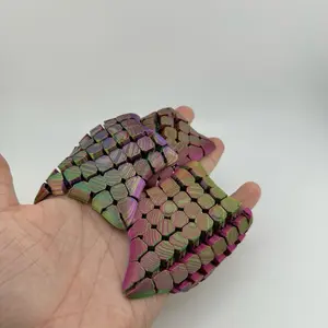Mini Starfish Fidget Figurine - Pocket-Sized Sensory Relief for Focus & Relaxation - Colorful Hexagonal Design