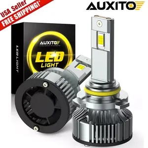 9005/HB3 LED Headlight Bulbs 120W 24000 Lumens Per Set Bright LED Headlights Conversion Kit 6500K Cool White