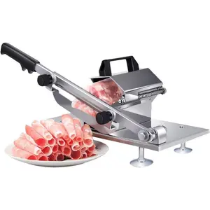 Manual Frozen Meat Slicer,  Upgraded Stainless Steel Meat  Beef Mutton Roll for Hot Pot KBBQ  Slicer Slicing Machine for  Cooking of Hot Pot Shabu Shabu BBQ