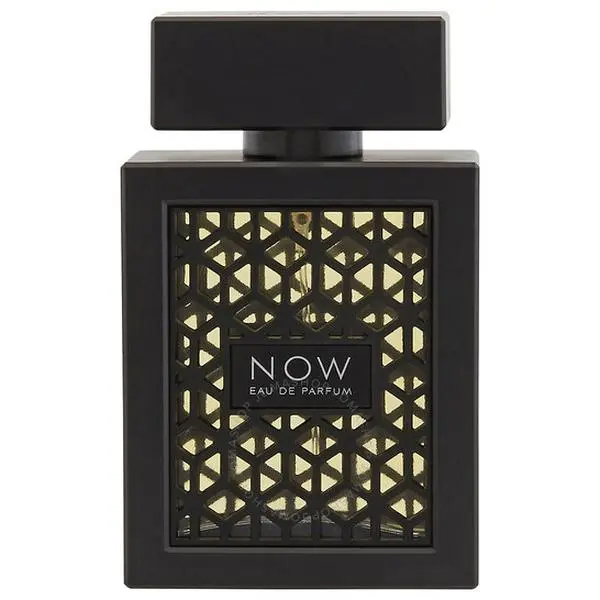 Lattafa Rave Now Black Eau de Parfum for Men - 3.4 fl oz Spray, Confidence-Building Woody Citrus Fragrance with Lemon, Geraniol, Citral, Fruity Aromatics, Paraben-Free, Non-Toxic, Contains Neither Harmful Additives, Long-Lasting, Adults-Focused Fragrance