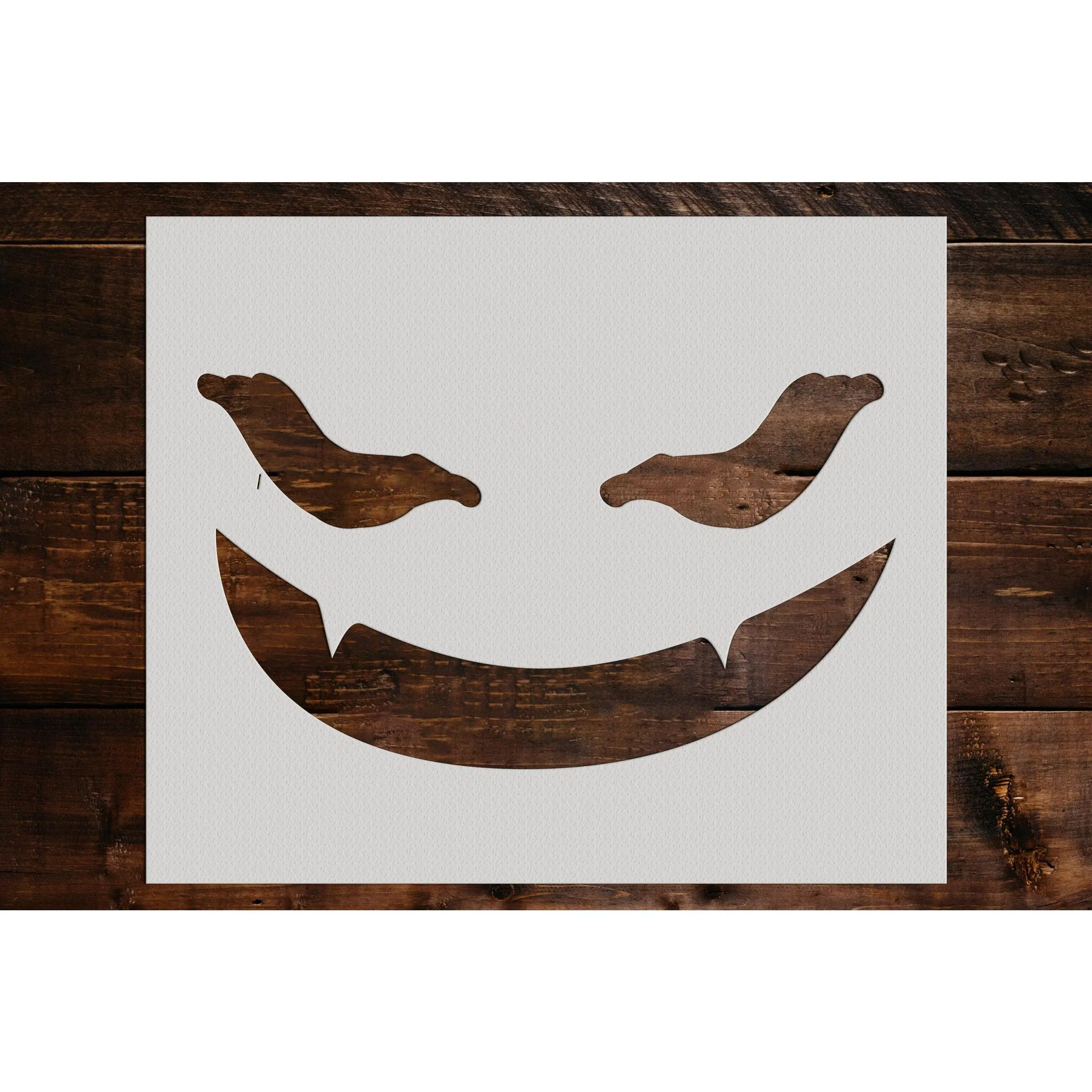 Pumpkin Face Stencil - Art and Wall Stencil