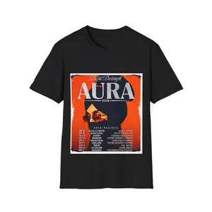 Diljit Dosanjh Aura Asia Pacific Tour Shirt 2026 Concert Graphic Unisex T-Shirt