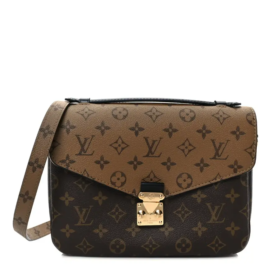Pre-owned Louis Vuitton canvas Shoulder Bags Reverse Monogram Pochette Metis Z 1395