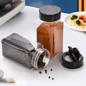 Container for Spices, Jar for Seasonings, Shaker for Spices, Jar with a Lid for Spices, Empty Spice Container