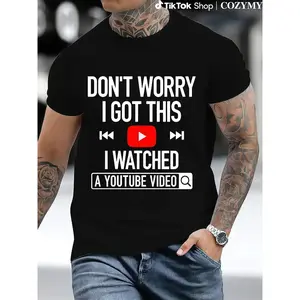 Men'S Funny T-shirt DIY Shirt Mechanic Engineer Garage T-Shirts Humorous Gifts Father'S Day T-Shirt For Him Dad All-Season Family T-shirt Apparel Relaxed Fit