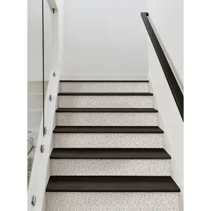 Terrazzo Peel and Stick Stair Riser Strips
