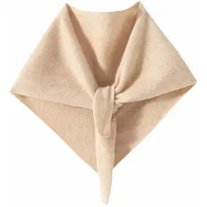 100%Cashmere Women's Knit Triangle Scarf - Downtown Girl Aesthetic Essential, Head Scarf & Trendy Shawl Combo Knitwear Womenswear scarf head wrap shawl  outfit