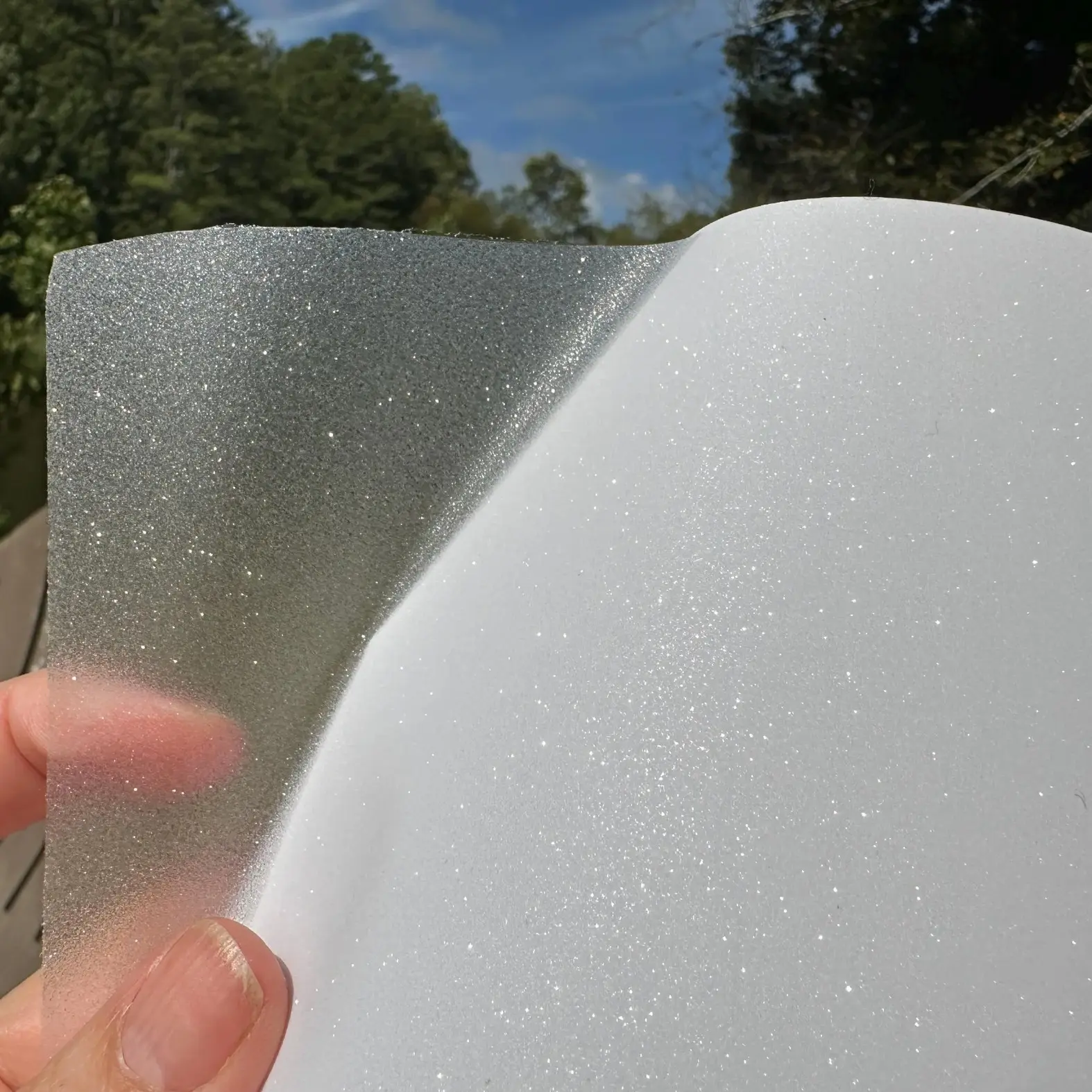 Holographic Quicksand Clear Matte Laminate